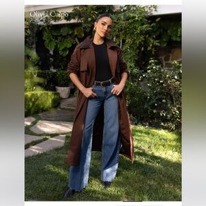 Abercrombie & Fitch Brown Trench Coat